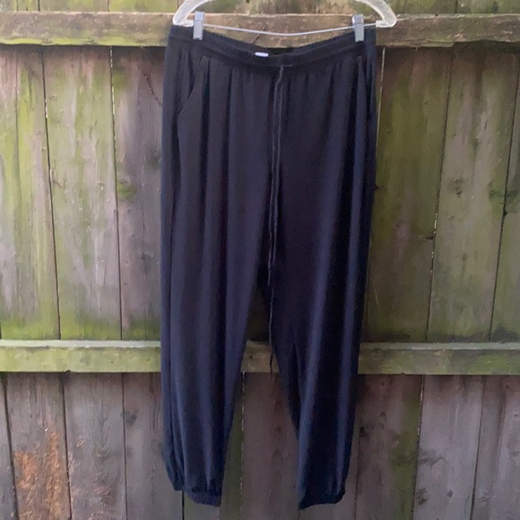 NY Collection Pants - NY Collection black stretchy pants sz. L
